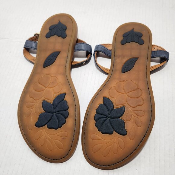 Born Adana Studded T-strap Thong Leather Sandal - Picture 3 of 7